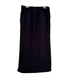 Athleta Pura Vida Black Drawstring Maxi Skirt Women’s Size XS